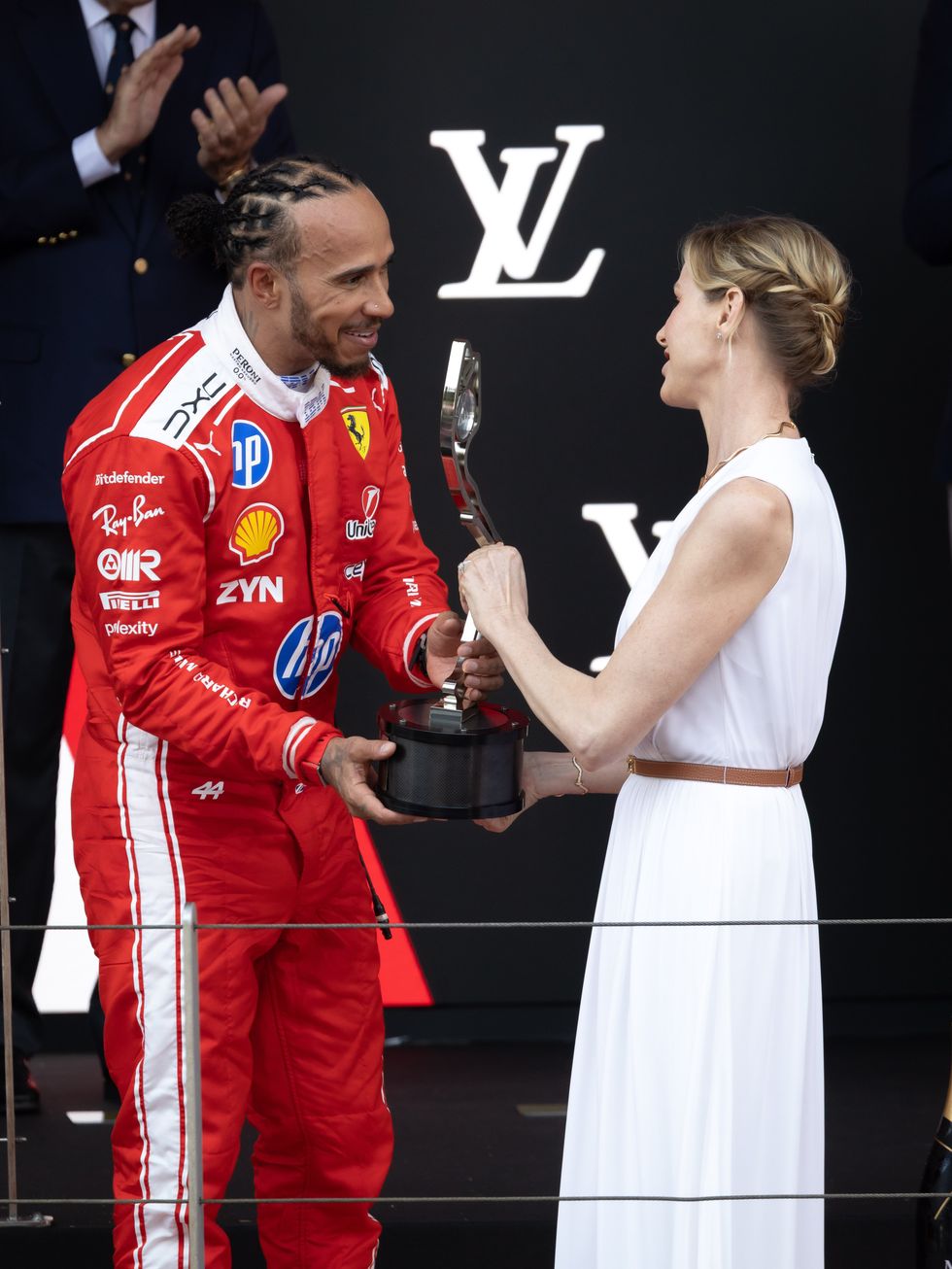 Lewis Hamilton and Princess Charlene