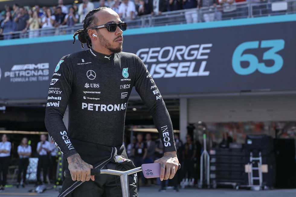 Lewis Hamilton endured a difficult practice session