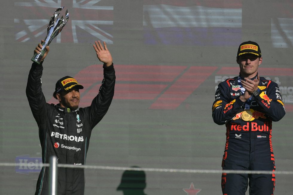 Lewis Hamilton is pushing Max Verstappen for top spot