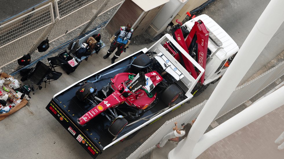 Lewis Hamilton's Ferrari