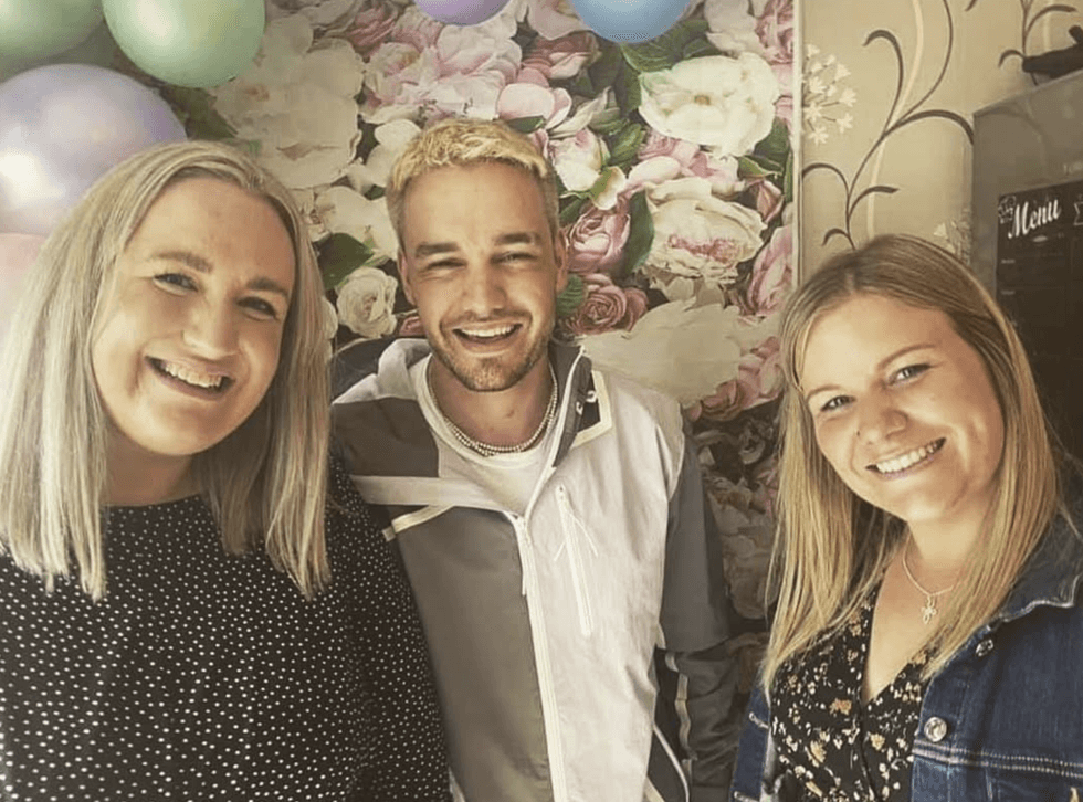 Liam Payne and his sister
