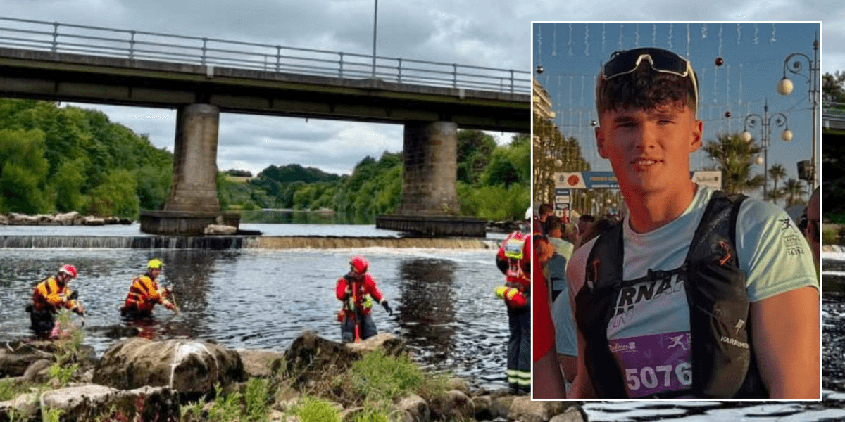 Body found in river during desperate search for missing soldier as two arrested
