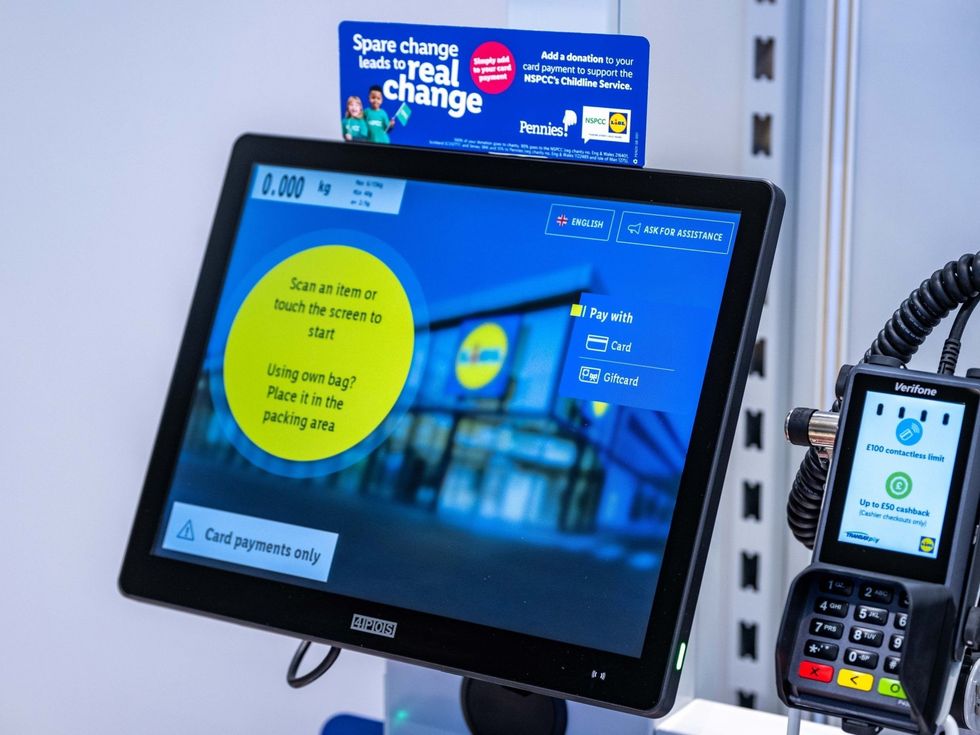Lidl self-service checkout
