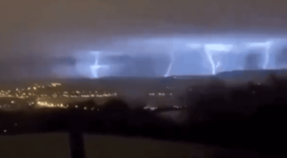 Lightning over London