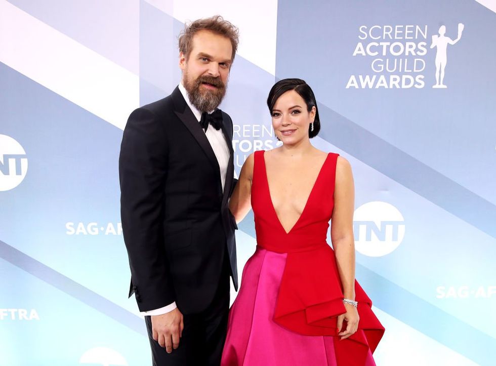 Lily Allan and David Harbour