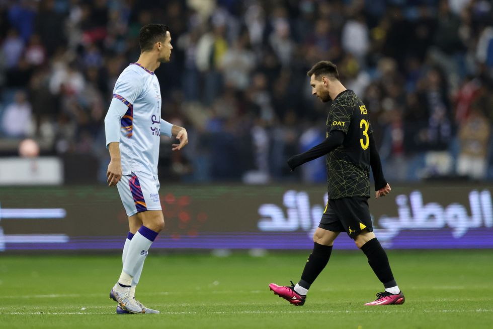 Lionel Messi and Cristiano Ronaldo