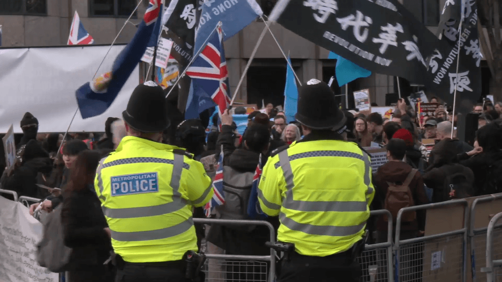London protest