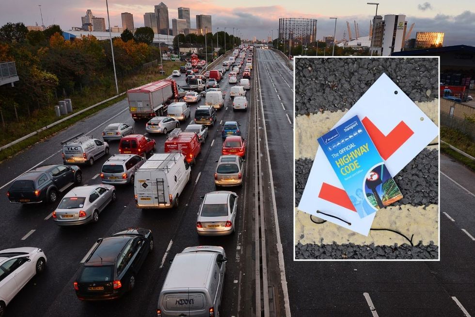 London road and a copy of the Highway Code