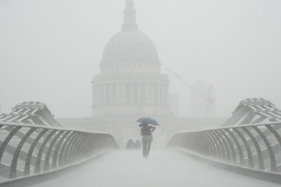 London storm