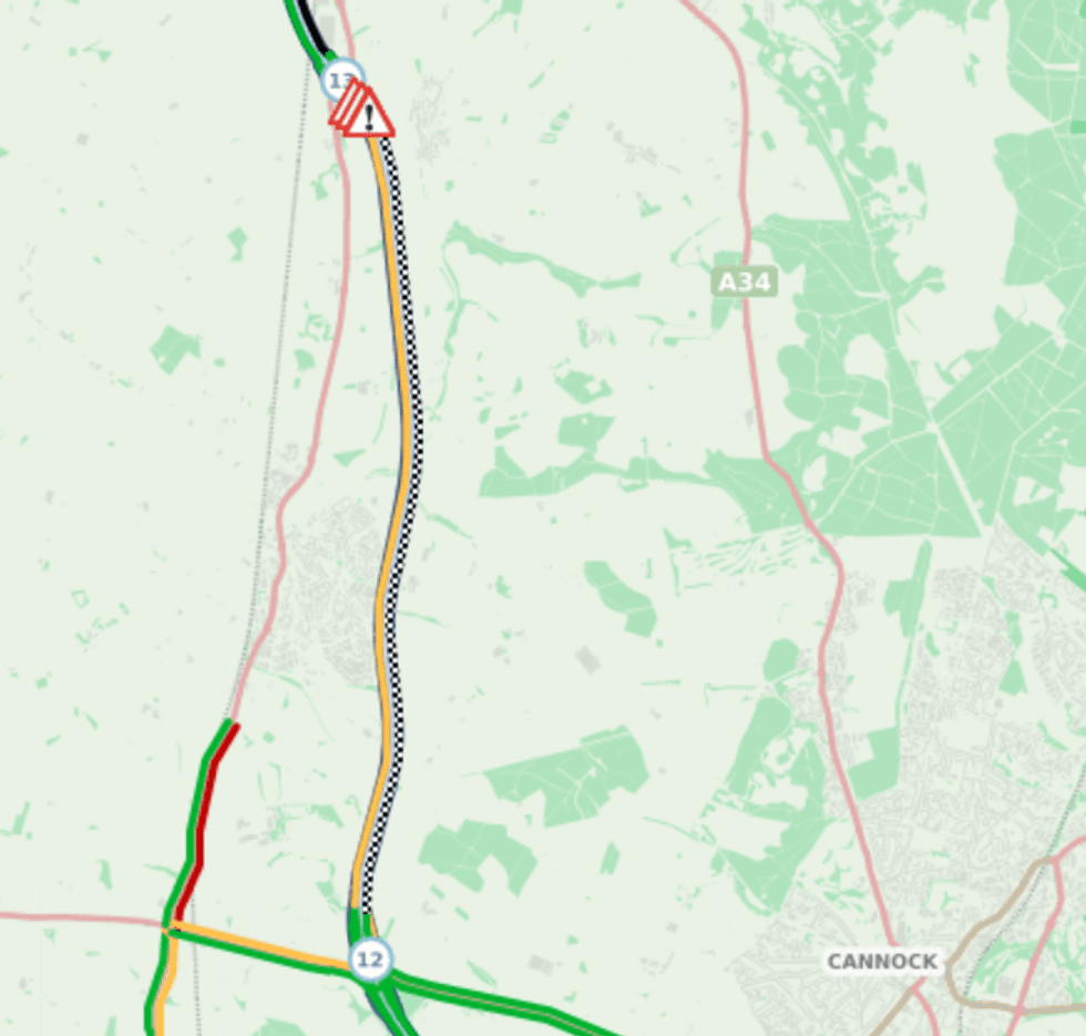 Long delays will remain on the M6 for the coming hours