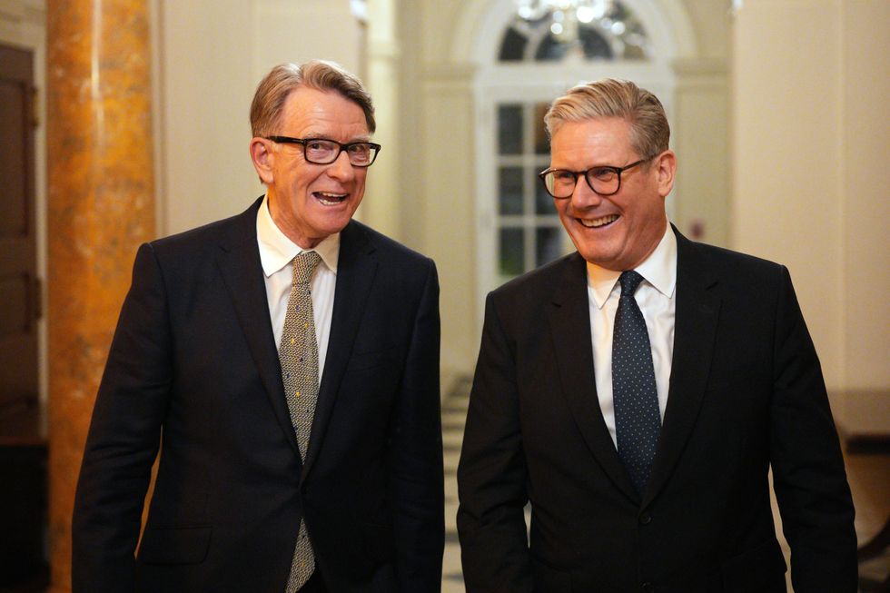 Lord Mandelson and Keir Starmer