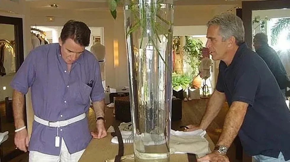 Lord Mandelson in the Epstein files