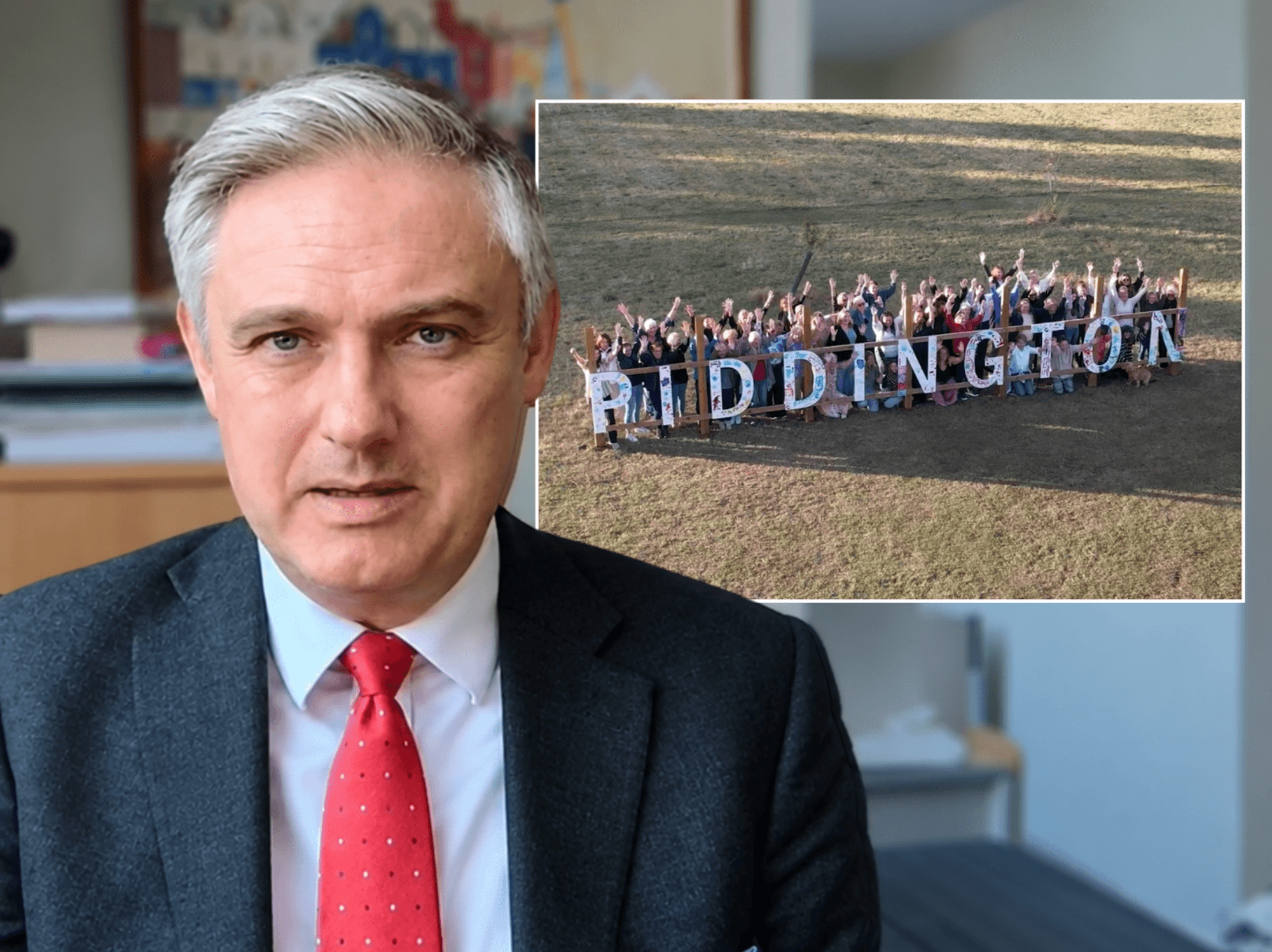 Lord Walney, insert: Piddington protest