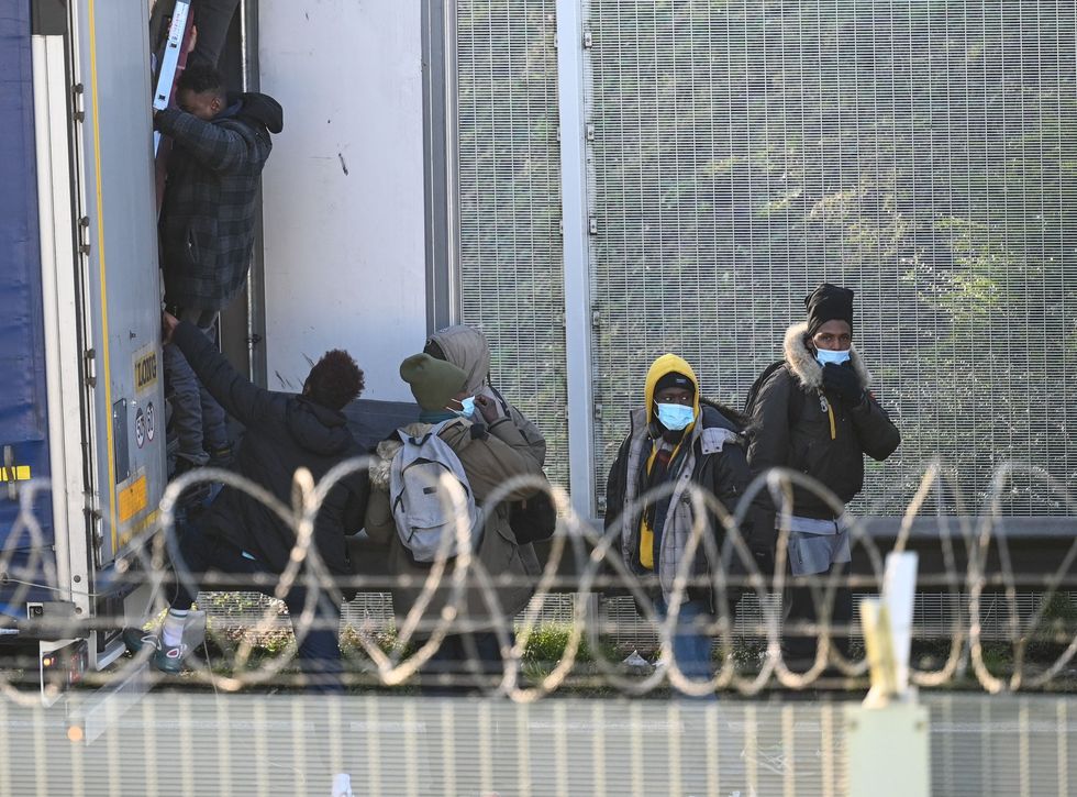 Lorry migrants