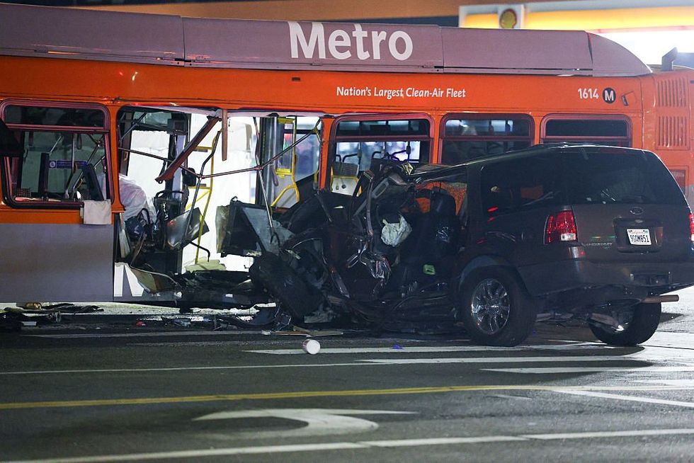 Los Angeles bus crash