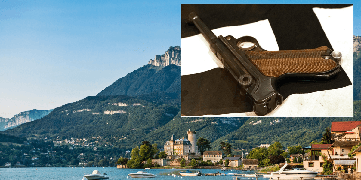 UK tourist finds antique Nazi gun in France that could solve 14-year-old murder mystery of three Britons who were shot dead