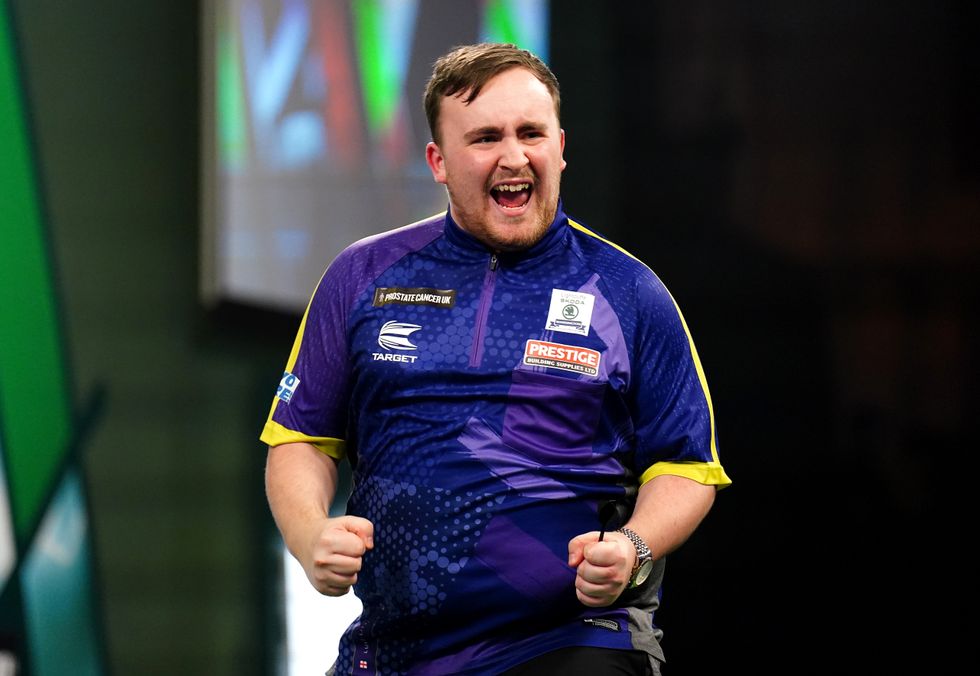 Luke Littler is through to the World Darts Championship final