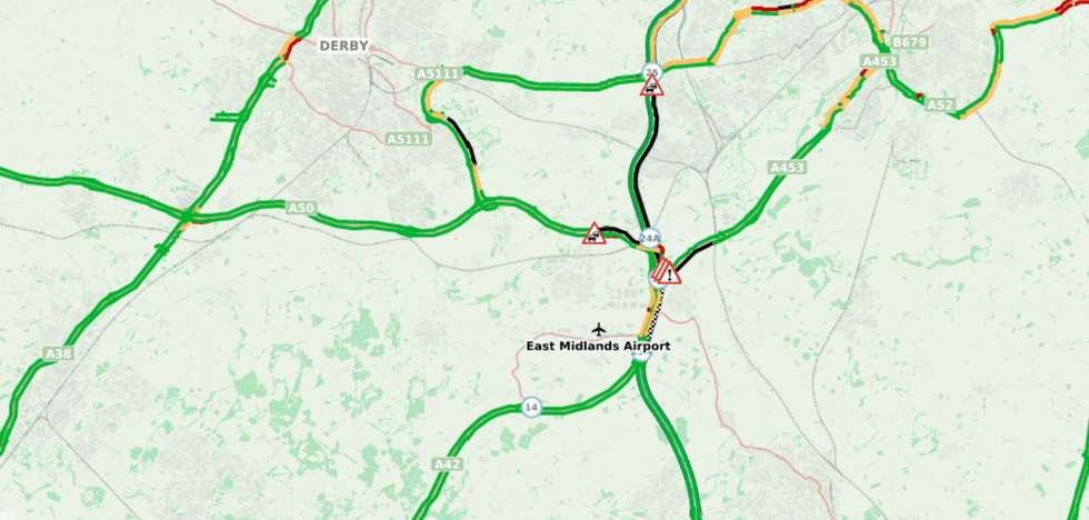 M1 road closures