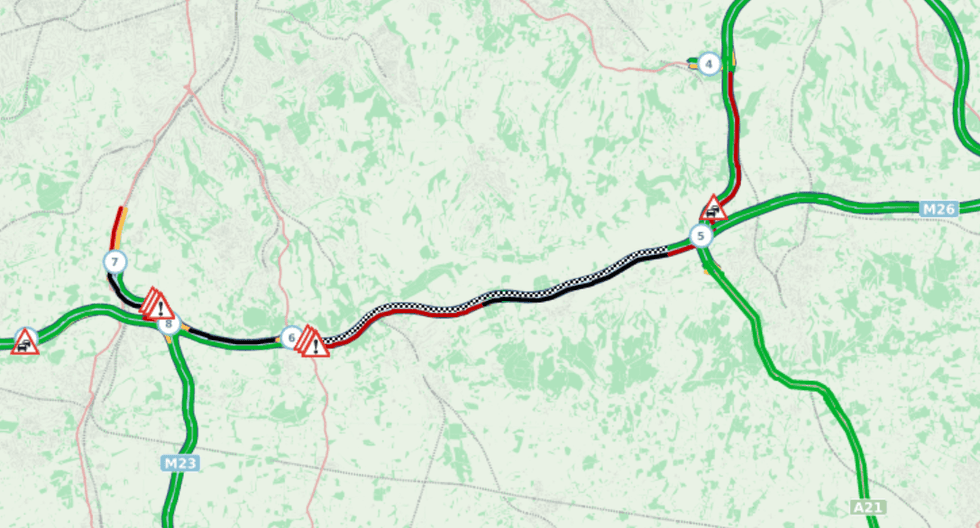 M25 traffic