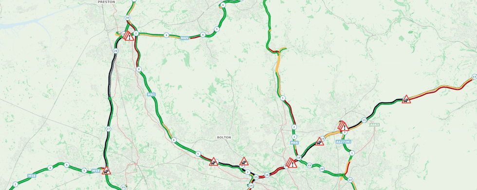 M6 traffic