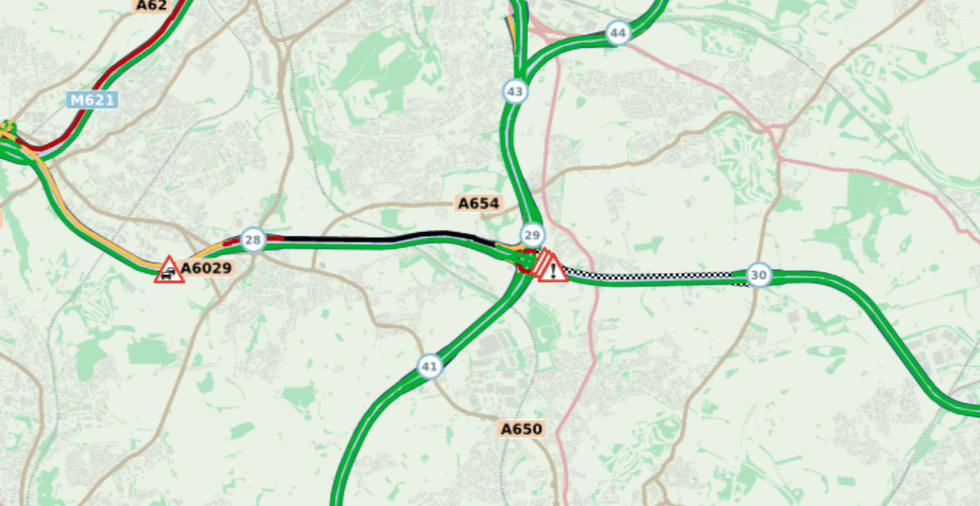 M62 traffic