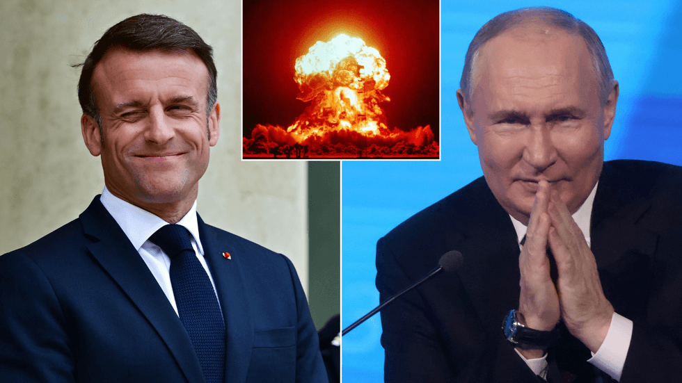 Macron/Nuclear explosion/Putin