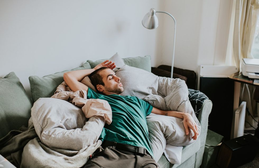 Man at home
