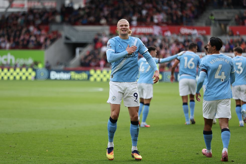 Man City Brentford Erling Haaland