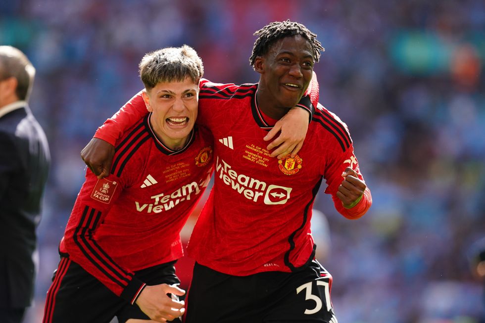 Man Utd Garnacho Mainoo