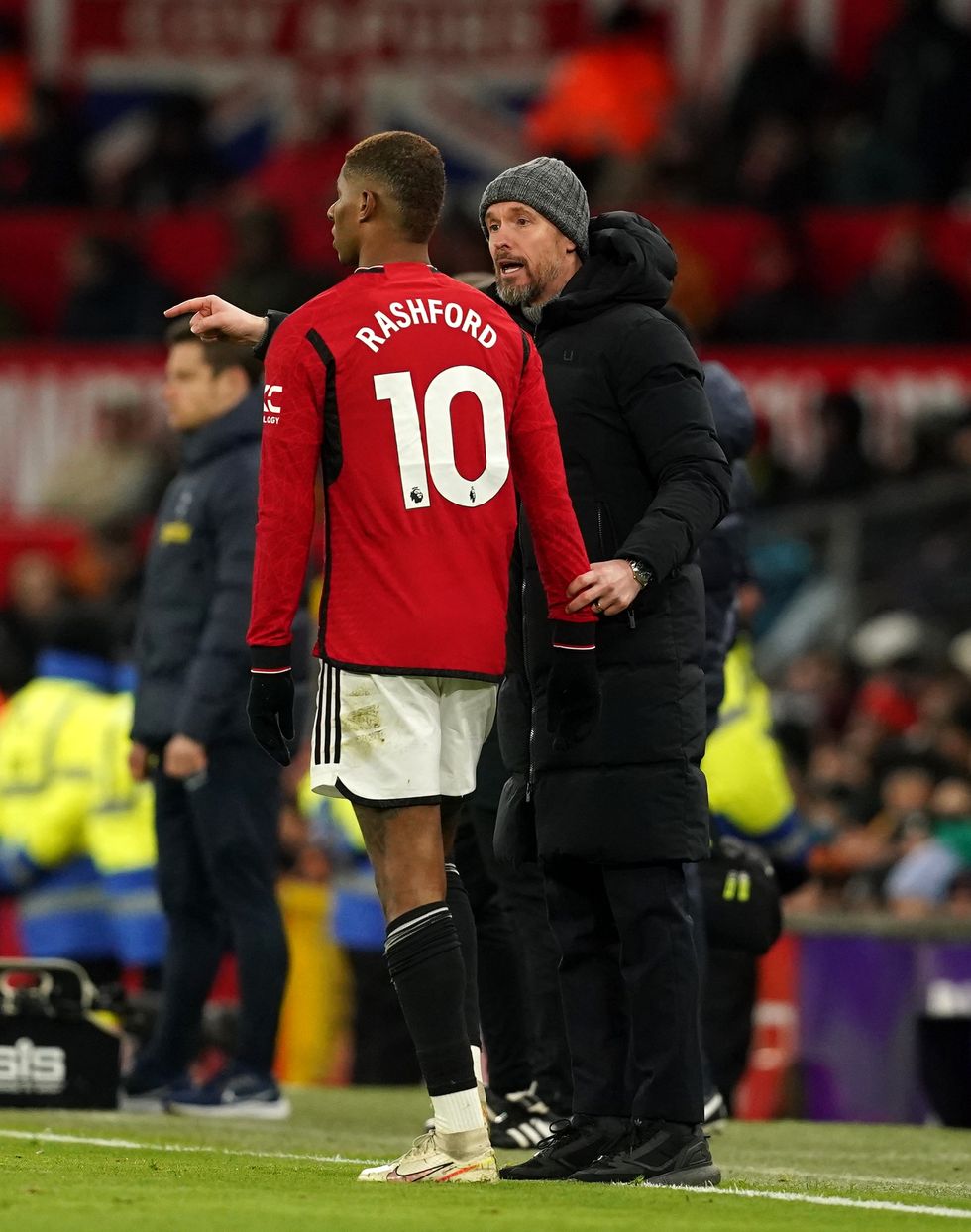 Man Utd transfer news Erik ten Hag Marcus Rashford