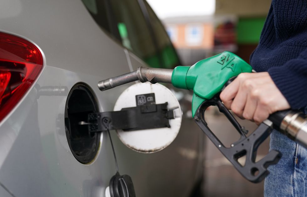 Man with petrol pump