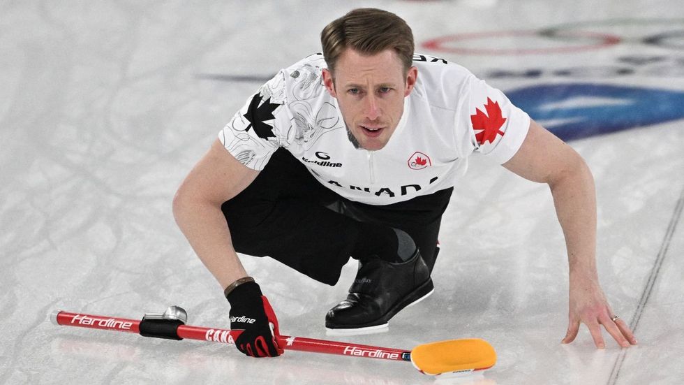 Marc Kennedy erupted at a Swedish journalist in the aftermath of Canada's tense 8-6 triumph over Sweden at the Winter Olympics