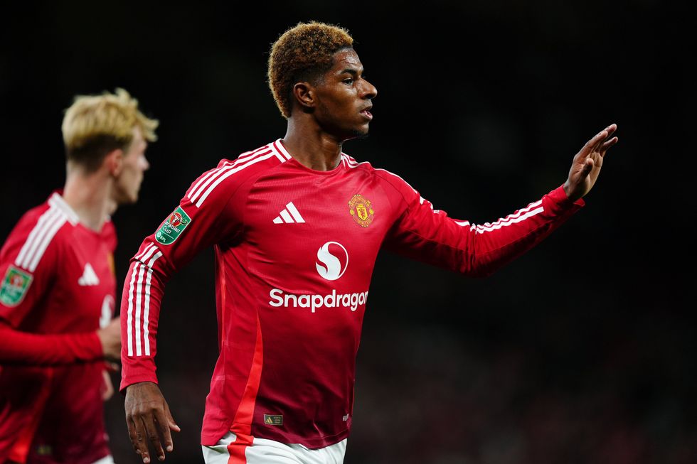 Marcus Rashford Man Utd Crystal Palace