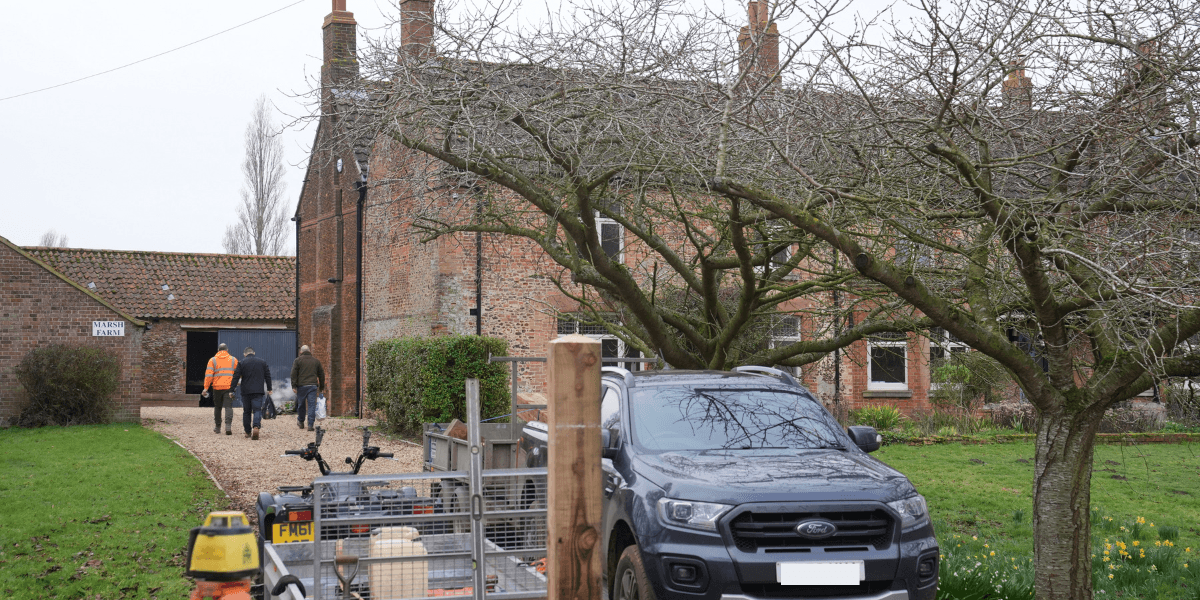 New security fence built at Andrew Mountbatten-Windsor's future home