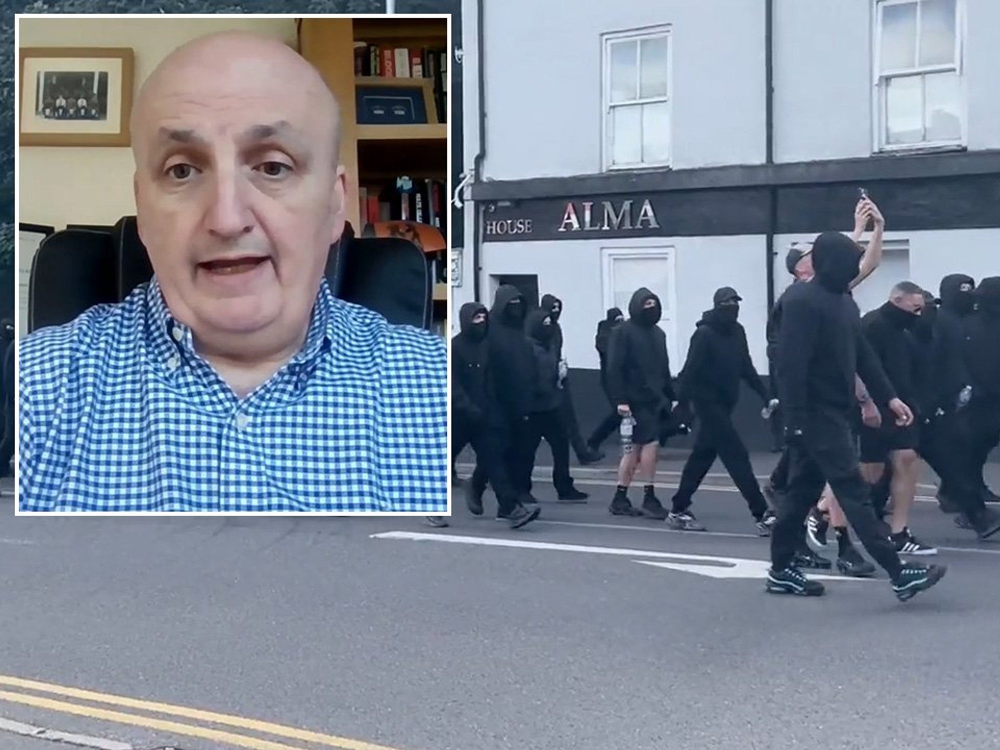 Martin Gallagher, protest