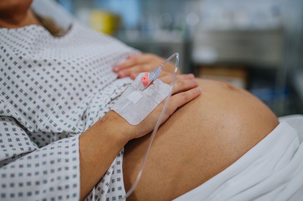 Maternity ward patient