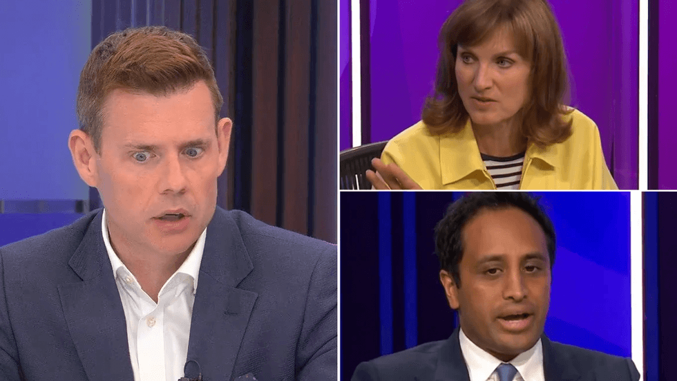 Matt Goodwin, Fiona Bruce and Zia Yusuf