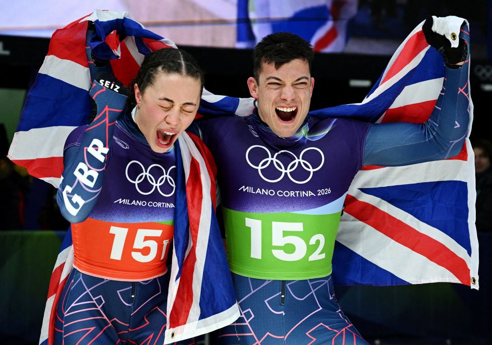 Matt Weston and Tabitha Stoecker secured gold together for Team GB