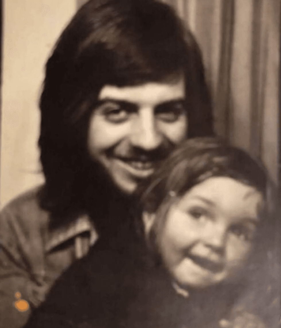 Maxine Tilbury and her father