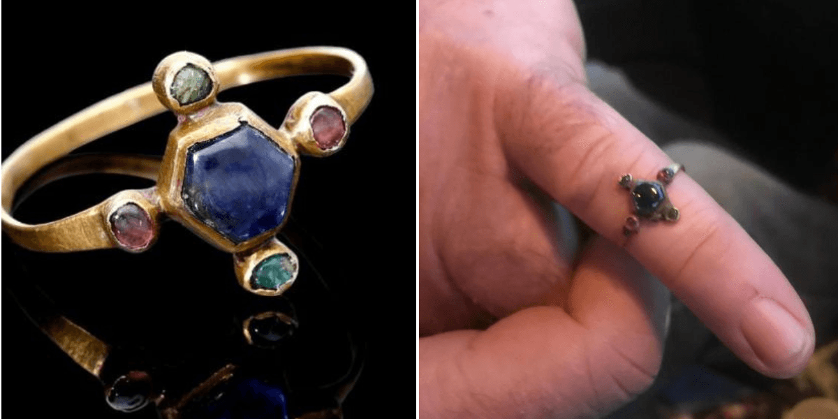 Rare medieval ring over 800 years old found by metal detectorist to sell for thousands at auction