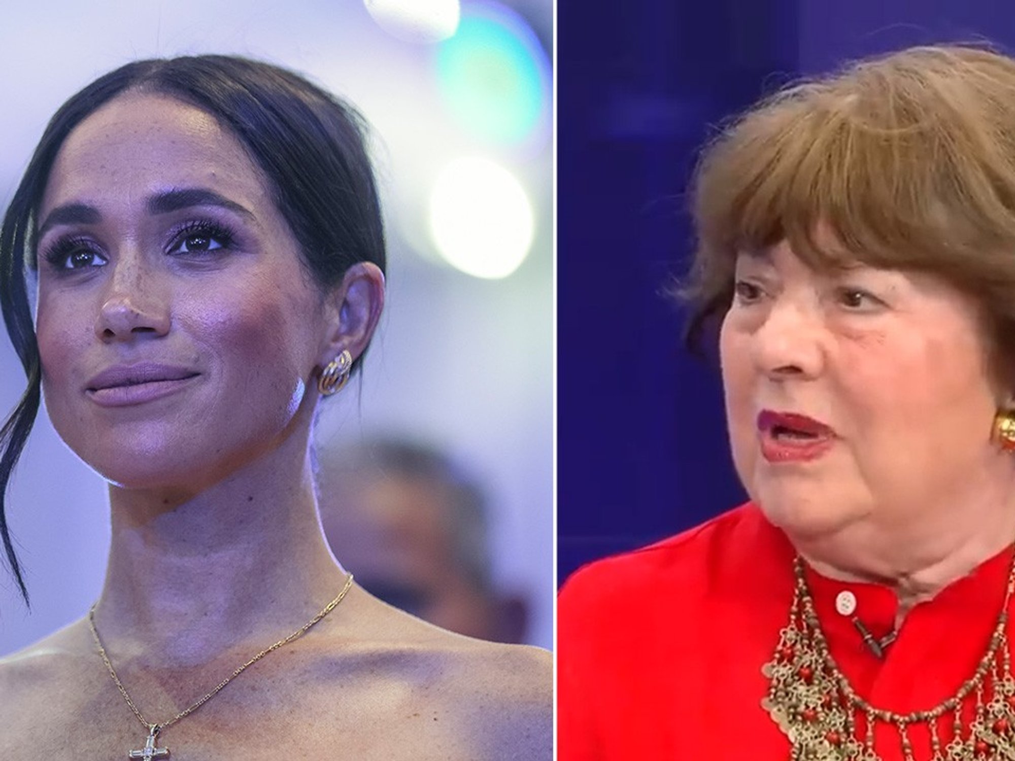 Meghan Markle and Angela Levin