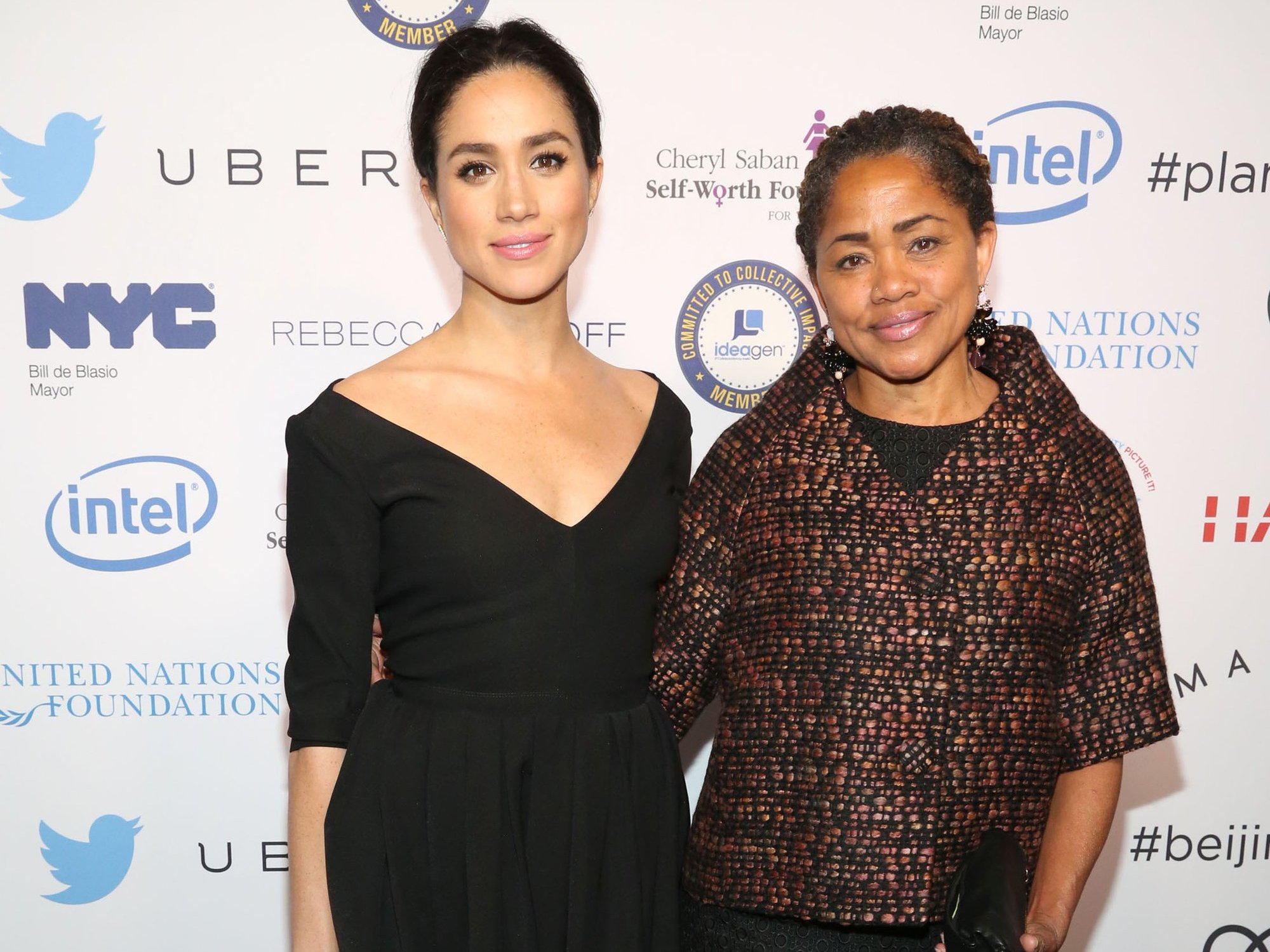Meghan Markle and Doria Ragland