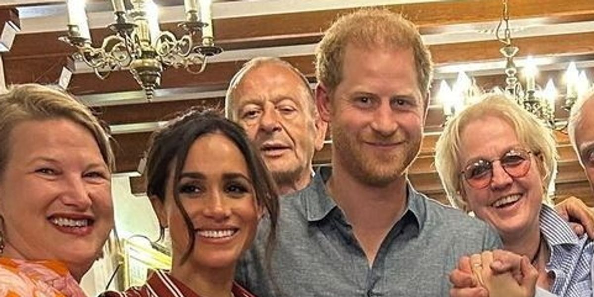 Meghan Markle and Prince Harry reunite with Oprah at star-studded event where tables cost £10k
