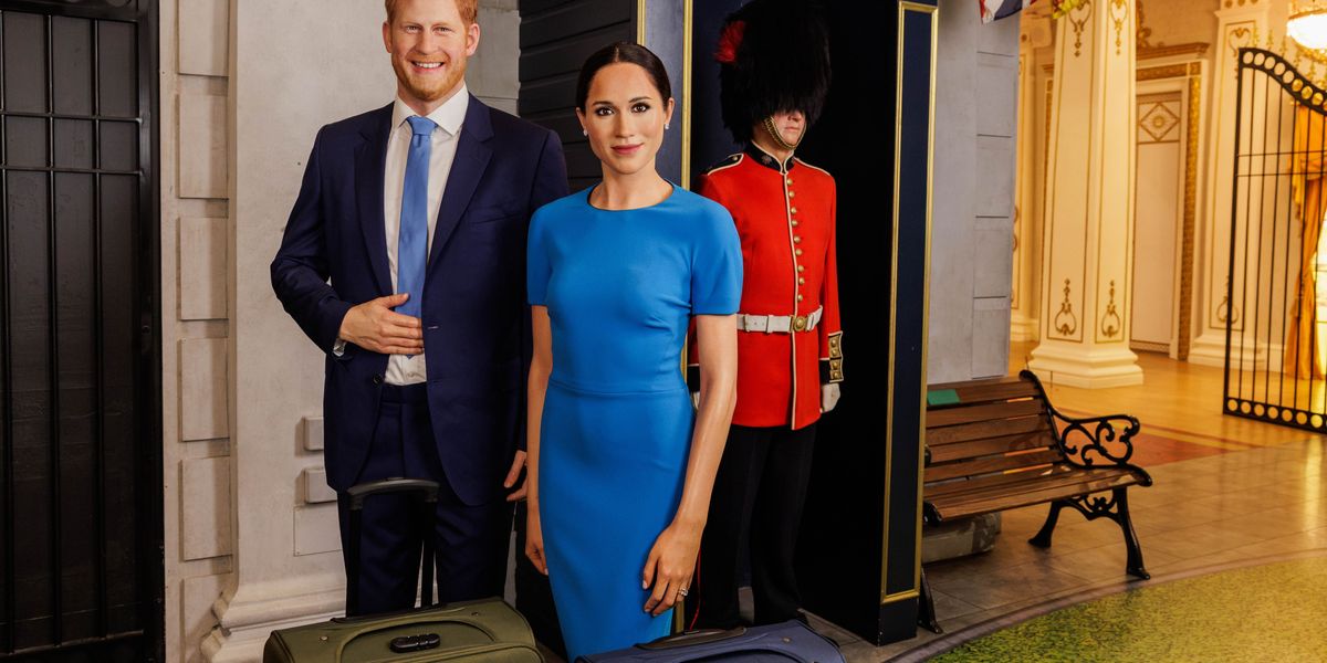 Madame Tussauds adds suitcases to Harry and Meghan wax figures in cheeky move