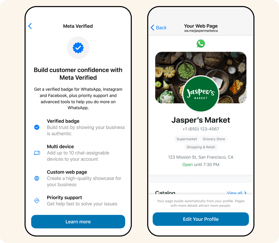 Meta Verified on WhatsApp