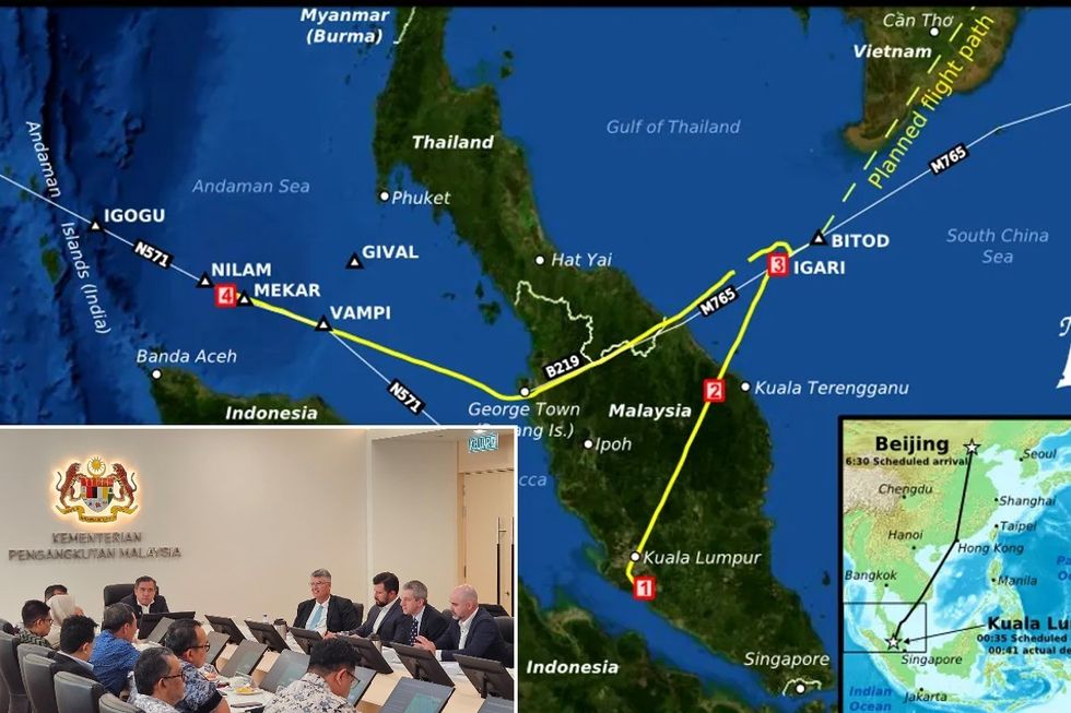 MH370 serach map and Ocean Infinity bid