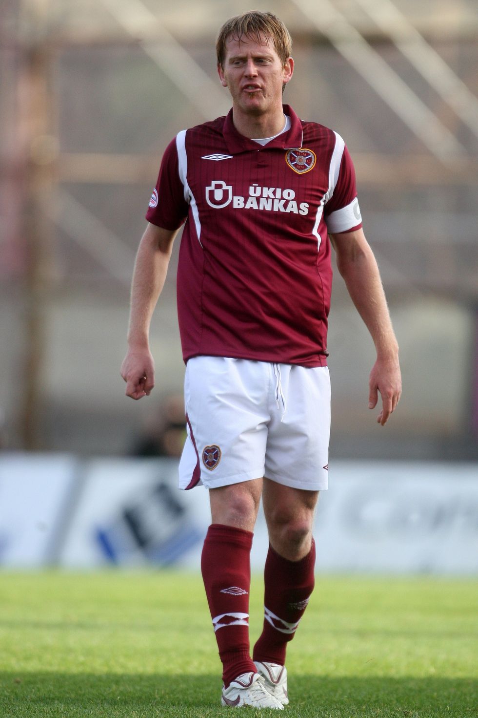 Michael Stewart pictured during his Hearts career