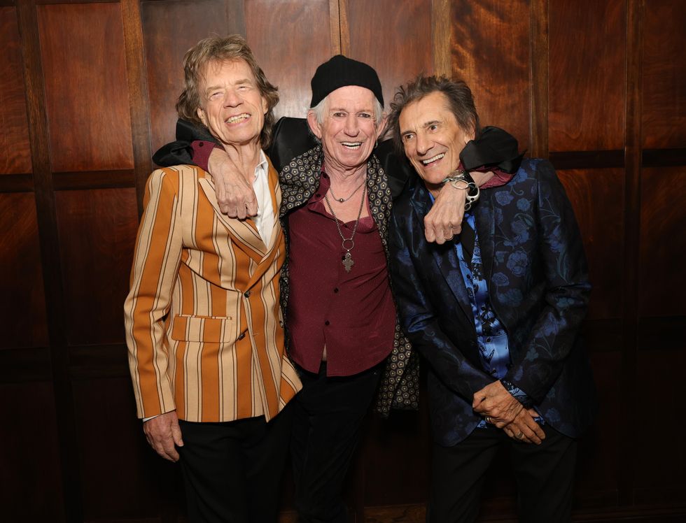 Mick Jagger, Keith Richards and Ronnie Wood