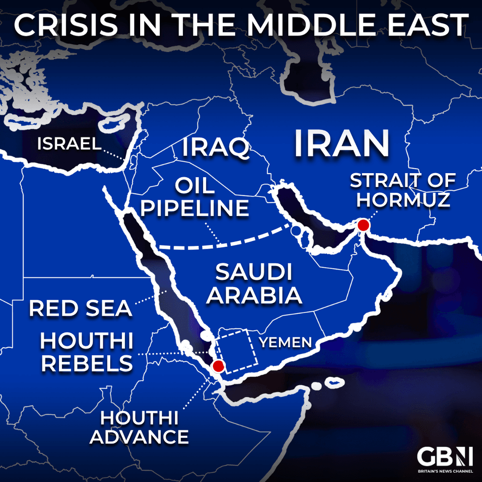 Middle East map