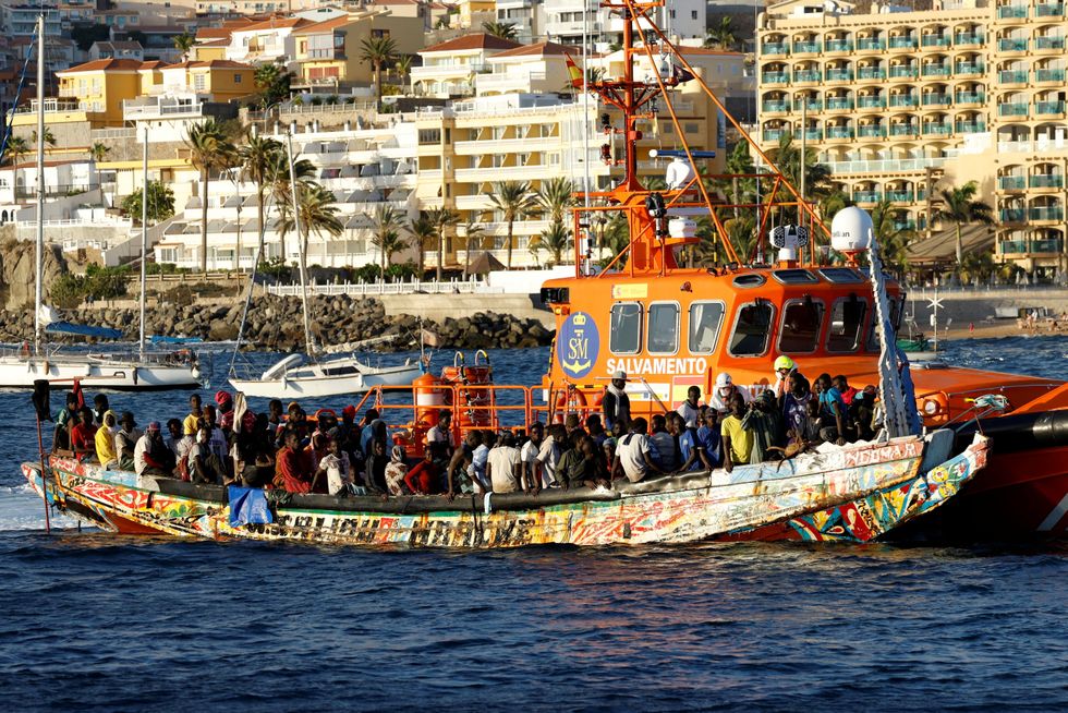 Migrant arrivals to the Canary Islands